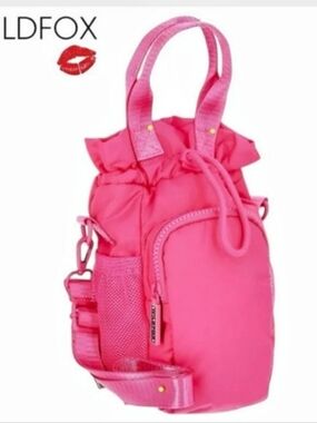 🔥WILDFOX Teal Nylon Water Bottle Bag